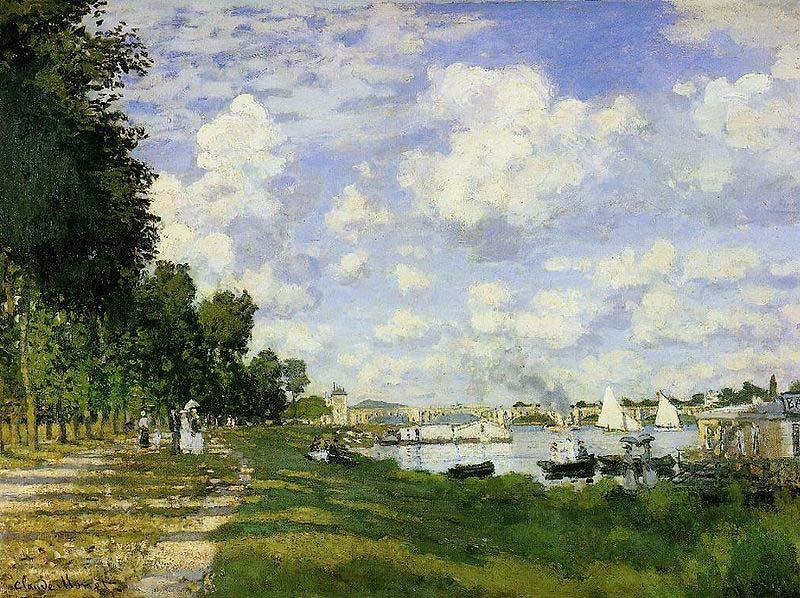 Claude Monet The Basin at Argenteuil Sweden oil painting art